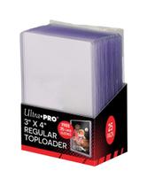 Card Toploader Ultra Pro 3x4 Regular (25 quilates) com capas