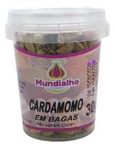 Cardamomo GRÃO Pote Mundialho 30g
