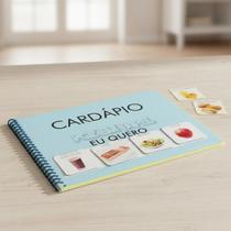 Cardápio Portátil de Alimentos em PVC Impermeável