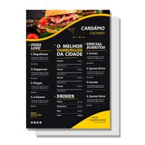 CARDÁPIOS - AP 180G - 10,5X30CM 4x0- 100 UNI CARDÁPIOS - AP 180G - 10,5X30CM 4x0- 100 UNI