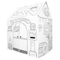 Cardboard Garage Easy Playhouse Kids Art & Craft para maiores de 3 anos