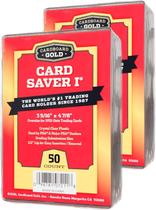Cardboard Gold Card Saver de 1 a 100 unidades Porta-cartões semirrígido, protetores de cartões colecionáveis Protetor de cartões aprovado pela PSA para cartas de beisebol, cartas comerciais e esportivas Compatível com capas, fichário e caixa de armazenamento Cardboard Gold Card Saver de 1 a 100 unidades Porta-cartões semirrígido, protetores de cartões colecionáveis Protetor de cartões aprovado pela PSA para cartas de beisebol, cartas comerciais e esportivas Compatível com capas, fichário e caixa de armazenamento