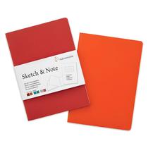 Cardeneta Hahnemuhle Sketch & Note Vermelho/laranja A5 20 Folhas
