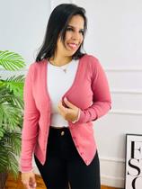 Cardigã Aberto Com Botões 651077