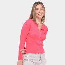 Cardigã Canelado The Style Box Feminino