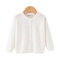 Cardigã De Outono Para Meninas E Meninos, Suéter De Malha Macia Com Ponto Aberto, Casaco Casual De