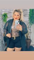 Cardigã de tule veste 46 ao 56 Cardigã de tule veste 46 ao 56