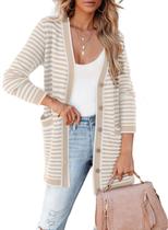 Cardigã Dokotoo leve para mulheres plus size damasco Cardigã Dokotoo leve para mulheres plus size damasco