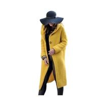 Cardigã Feminino De Cashmere De Manga Longa Em Cor Sólida, Suéter Tricotado Grosso Para Outono E Cardigã Feminino De Cashmere De Manga Longa Em Cor Sólida, Suéter Tricotado Grosso Para Outono E