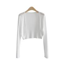 Cardigã Feminino Y2K Cropped Liso Manga Curta Coreano Fino De Tricô Jaqueta Camisa 2026 Cardigã Feminino Y2K Cropped Liso Manga Curta Coreano Fino De Tricô Jaqueta Camisa 2026