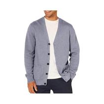 Cardigã Masculino Oversized De Lã Com Decote Em V E Manga Longa, Leve E Tricotado, Moda Esportiva