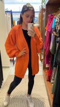 Cardigam linha laranja