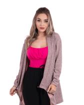Cardigan Bellatrix Mescla Nude Cardigan Bellatrix Mescla Nude