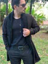 Cardigan Casaco Longo Sobretudo Blusa De Frio Moderno