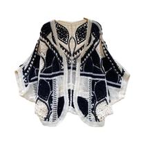 Cardigan De Crochê Boho Chic Oversized Para Mulheres, Suéter De Praia De Verão Com Frente Aberta, Cardigan De Crochê Boho Chic Oversized Para Mulheres, Suéter De Praia De Verão Com Frente Aberta,