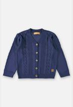 Cardigan em Tricô Infantil Menino Up Baby