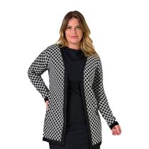 Cardigan Feminino Aberto Tricot