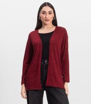 Cardigan Feminino Alongado Infinita Cor Vermelho Cardigan Feminino Alongado Infinita Cor Vermelho