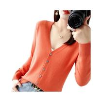 Cardigan Feminino de Malha - Manga Comprida, Quente e Casual - Estilo Coreano