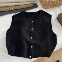 Cardigan Feminino de Malha Sem Mangas - Elegante, Casual e Fino para Outono