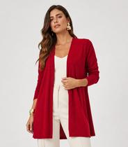 Cardigan Feminino Em Lanzinha Unique Collection Vermelho