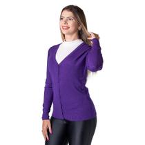 Cardigan Feminino Facinelli 651077 Roxo