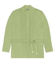 Cardigan Feminino Plus Size Em Tricot Secret Glam Verde Cardigan Feminino Plus Size Em Tricot Secret Glam Verde