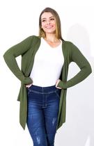 Cardigan feminino Viscolycra Cardigã kimono