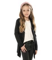Cardigan Infantil Feminino Trick Nick Preto