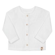 Cardigan Infantil Menina Branco Nini & Bambini Cardigan Infantil Menina Branco Nini & Bambini