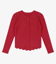 Cardigan Infantil Tricot Trick Nick Vermelho Cardigan Infantil Tricot Trick Nick Vermelho