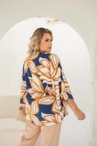 Cardigan/Kimono Plus Size Azul Marinho Olivia Cardigan/Kimono Plus Size Azul Marinho Olivia