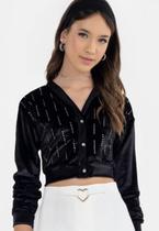 Cardigan Manga Longa Juvenil BobbyLulu