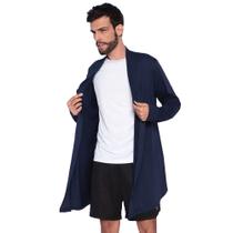 Cardigan Masculino Estilo Slim Confortável Sobretudo Blazer