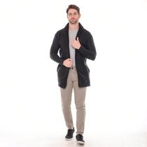 Cardigan Masculino Longo Gola Xale Elegante Casual Inverno Confortável Premium