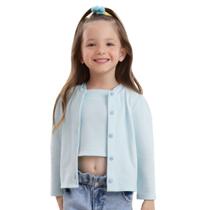 Cardigan Mon Sucré Azul Claro Inverno Cardigan Mon Sucré Azul Claro Inverno