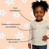 CARDIGAN NUVEM - Cor Natural - Tamanho 4 CARDIGAN NUVEM - Cor Natural - Tamanho 4