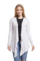 Cardigan plus size feminino casaco kimono com bico manga longa