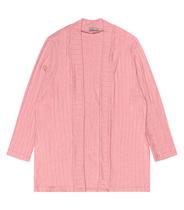 Cardigan Plus Size Feminino Secret Glam Rosa