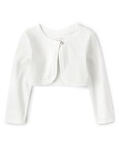 Cardigan Shrug The Children's Place para meninas, branco 18-24M