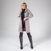 Cardigan susie com capuz feminino