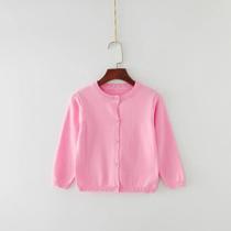 Cardigans Para Meninas E Crianças 70-150cm, Jaqueta De Algodão Tricotada Branca E Preta, Suéter Para