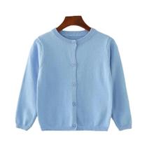 Cardigans Para Meninas E Crianças 70-150cm, Jaqueta De Algodão Tricotada Branca E Preta, Suéter Para