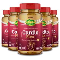 Cardio Flex Unilife 90 Cápsulas 750Mg Kit 05 Unidades