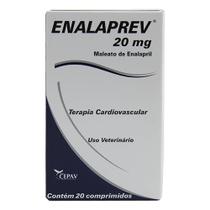 Cardiovascular Enalaprev 20 comprimidos - 20 mg - Cepav