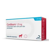 Cardisure 1,25mg - Cães - 80 comprimidos - Dechra