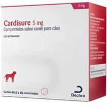 Cardisure 5mg - Cães - 80 comprimidos - Dechra