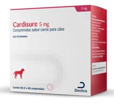 Cardisure Dechra Para Cães 5mg - 80 Comprimidos