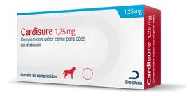 Cardisure Para Cães 1,25mg - 80 Comprimidos