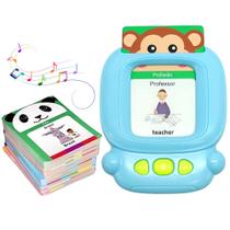 Cardkids Educação infantil Aprender Ler Inglês 224 Palavras Azul